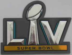 Parche OFICIAL Super Bowl LV 55 Flex Cromo Plástico Chromaflex Buccaneers Jersey - Imagen 1 de 2
