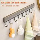 Self adhesive Hooks Rack Wall Mounted Kitchen Utensils Storage Holde✨/ Row X4D0