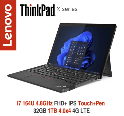 ThinkPad X12 Detachable Gen 2 Ultra 7 164U FHD+ Touch 32GB 1T 4G 4Y Premier Plus - Image 1 of 4