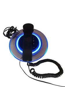 Bush Sheila Space Age Style Dialog Taster blau neon Telefon funktioniert - Bild 1 von 11