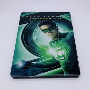 Green Lantern Extended Cut Blu-ray + DVD SteelBook 2-Disc Set Ryan Reynolds Used - Picture 1 of 15