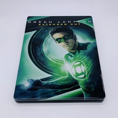 Green Lantern Extended Cut Blu-ray + DVD SteelBook 2-Disc Set Ryan Reynolds Used - Image 1 of 4