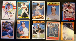 Cal Ripken Jr Lot! 1985 Topps #30 1986 1987 1988 1989 1990 All Star 10 Cards!!!!