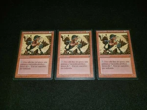 MTG 1x Legends red rare MP Italian FBB Quarum Trench Gnomes - Reserved List - Picture 1 of 2