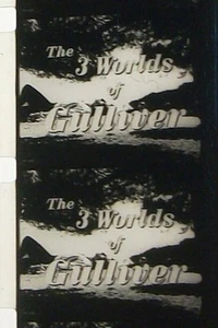 THE 3 WORLDS OF GULLIVER TRAILER 16MM FILM MOVIE ROLLED NO REEL F36 - Imagen 1 de 4