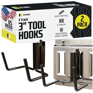 Percha de herramientas DC Cargo E-Track, paquete de 3", 2 - Imagen 1 de 7