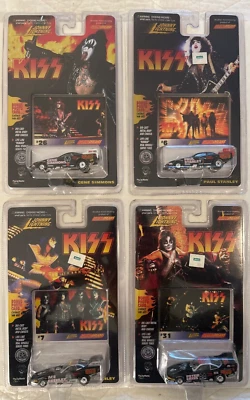 Винтажные литые модели автомобилей Johnny Lightning Racing Dreams Kiss лот из 4 1997 - Изображение 1 из 4