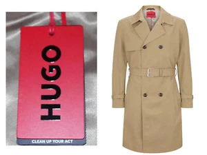 Trench coat uomo HUGO BOSS taglia 50-52 europeo (LEGGI TAGLIE) HB02 T3P - Bild 1 von 12