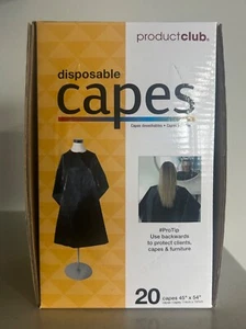 Disposable Capes by Product Club. Box of 20. 45" x 54". - Picture 1 of 1