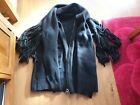 DIESEL Ladies Black Zipped Coatigan With Scarf Attached Excellent Condition