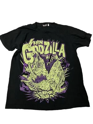 Camisa Para Hombres BANDAI Negra Shin Godzilla VS Nippon Tour Talla M Foto 1 de 4
