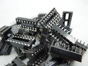 16 pin DIP IC Sockets Adaptor Solder Type Socket - US Seller (QTY 25) - Picture 1 of 4