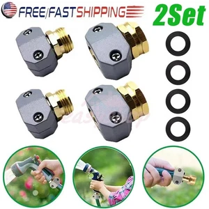 Garden Hose Repair Kit Water Hose Fittings for 3/4"&5/8" Hose Garden Connection - Picture 1 of 13