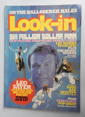 Look-in Magazine #52 - 18th Dec 1976 - Lee Majors Leo Sayer Space 1999 Bionics + - Image 1 of 3