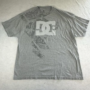 Y2K DC Shoes grau T-Shirt Skateboard Skate Tee Herren XXL Grunge - Bild 1 von 5