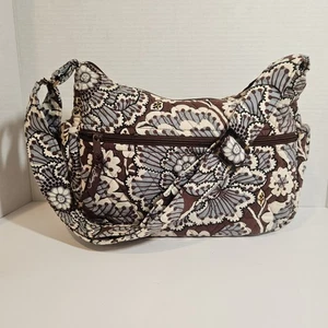 VERA BRADLEY State Blooms Single Wide Adjust Strap Shoulder Bag Zipper Closure - Picture 1 of 13