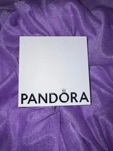 Pandora Schmuckschachtel Schmuckbox Geschenkbox 10x10x2cm - Bild 1 von 4