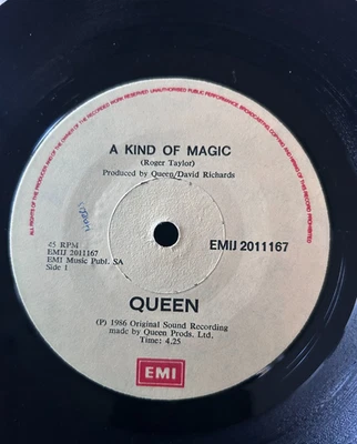 Queen RARE South Africa Pressing A Kind of Magic, Stones, Bowie, Mercury - Image 1 of 2