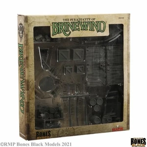 Reaper 44153 Pirate City of Brinewind Boxed Set Bones Black Plastic Miniature - Picture 1 of 1