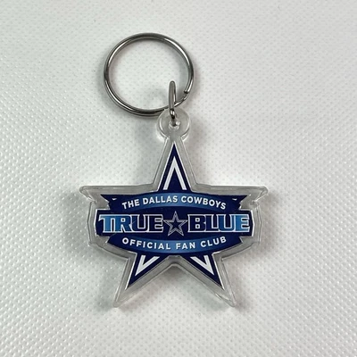 Dallas Cowboys True Blue Oficial Club Acrílico Estrella Llavero Coleccionable Foto 1 de 4