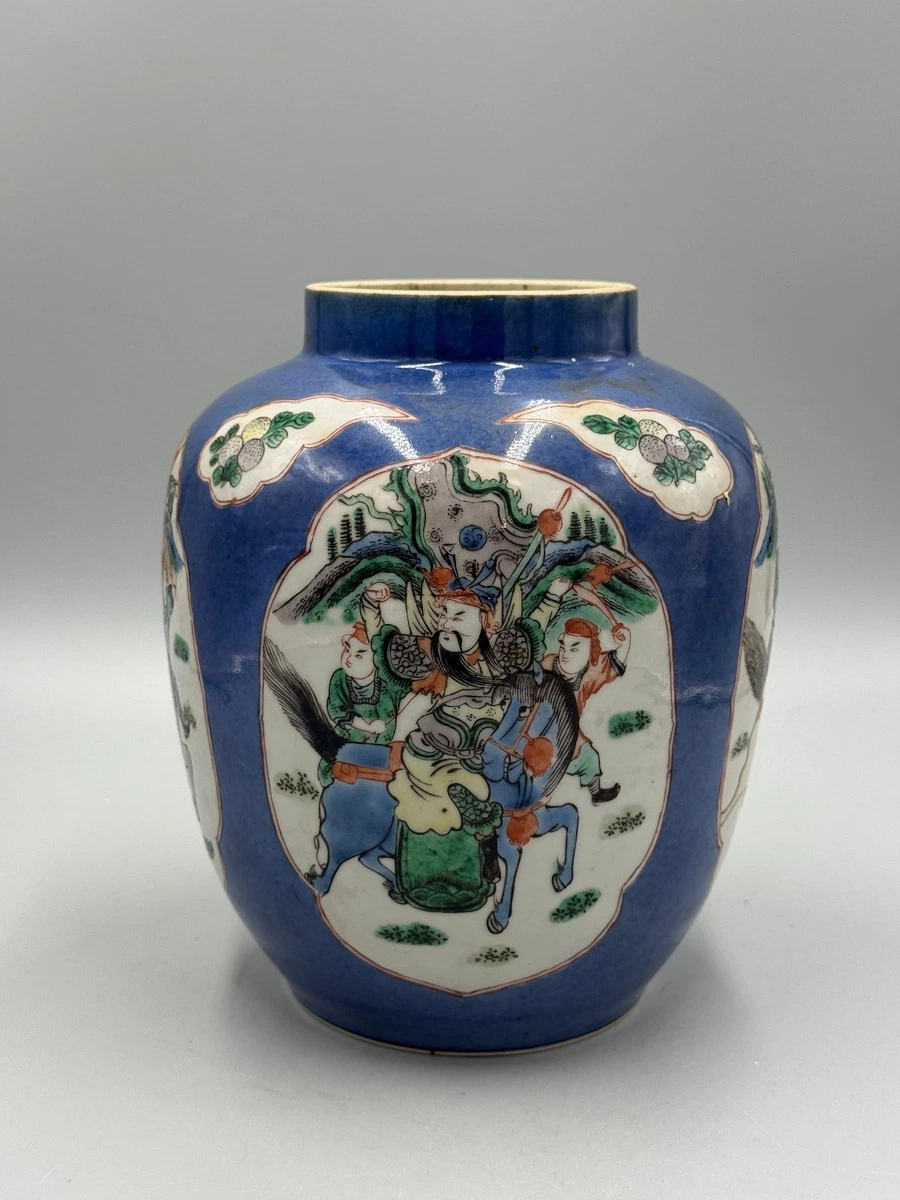 陶瓷蓝色1850-1899 中国古董花瓶| eBay