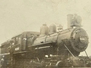 C 1900 RPPC New York Central Railroad #6191 Locomotive Train Steam Locomotive? - Picture 1 of 3