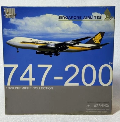 1:400 Dragon Wings 55701 Singapore Airlines Boeing 747-200 Premiere Collection Foto 1 de 4