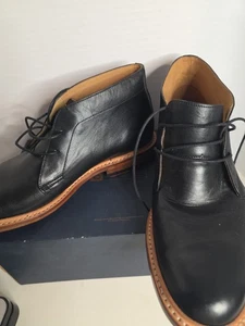 Bostonian No 16 Soft Mid Herren Schwarz Leder Schnürstiefel US 10,5 - Bild 1 von 9