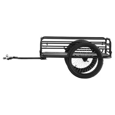 Bike Cargo Trailer Bicycle Carrier Storage Cart 275 lbs Load Carbon Steel - Image 1 of 4