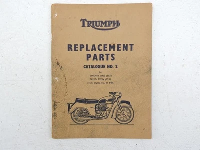 Lista de catálogo de piezas Triumph 350 500 manual 3TA 5TA velocidad doble 21 B11838 Foto 1 de 4