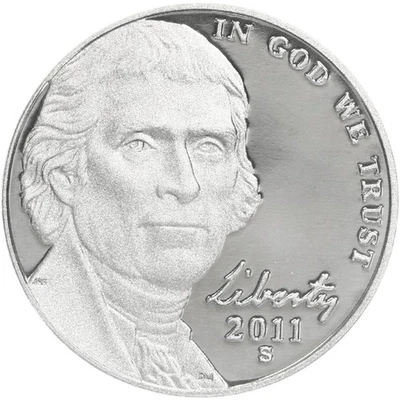 2011 S Jefferson Nickel Gem DCam Proof - Image 1 of 4