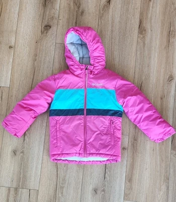 Girls' Columbia Winter/ Ski Jacket. Youth Extra Small 6/7. Pink. - Image 1 of 4