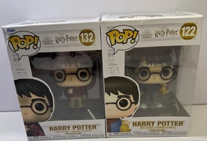 Funko Pop! Harry Potter with The Stone Figure 132 + Harry Potter Figure 122 - Picture 1 of 8