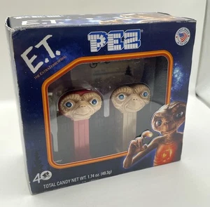PEZ E.T. 40TH ANNIVERSARY TWIN PACK Sealed Set - SHORT STEMS 2022 New In Package - Picture 1 of 6