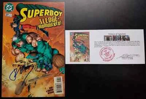 Superboy (1994) #37 SIGNED by Ron Marz with Notarized Witness of Signature - Picture 1 of 5