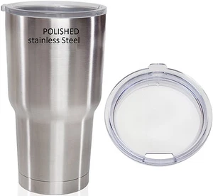 30oz Tumbler Vacuum Insulated Double Wall Stainless Steel Mug Cup w/Lid BPA Free - Picture 1 of 3