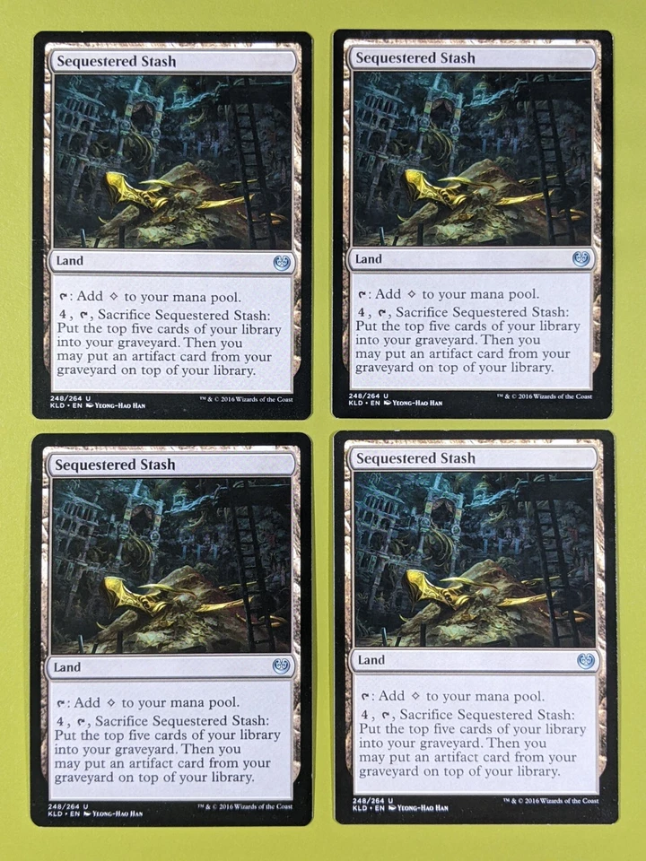 Sequestered Stash x4 Kaladesh 4x Playset Magic the Gathering MTG - Image 1 of 1