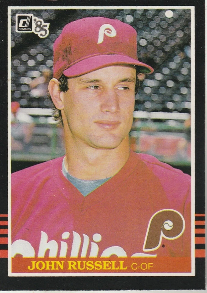 FREE SHIPPING-MINT-1985 Donruss John Russell PHillies 648 PLUS BONUS CARDS - Image 1 of 1