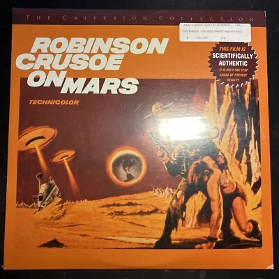 ROBINSON CRUSOE ON MARS Criterion Collection #184 CC1336L Laserdisc NEW SEALED - Image 1 of 4