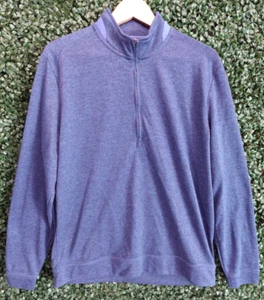Johnnie-O 1/4 Zip Performance Pullover Sweater Golf Blue Men's Size Large - Picture 1 of 7