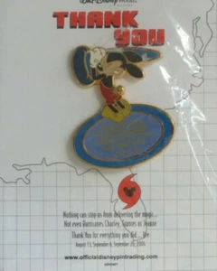 DISNEY WDW CAST EXCLUSIVE HURRICANE APPRECIATION 2004 THANK YOU MICKEY MOUSE PIN - Picture 1 of 1