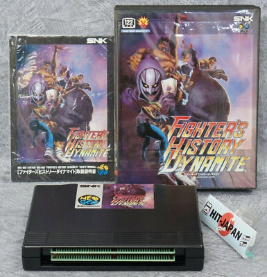FIGHTER'S HISTORY DYNAMITE Ref 1210 NEO GEO AES SNK - Image 1 of 4