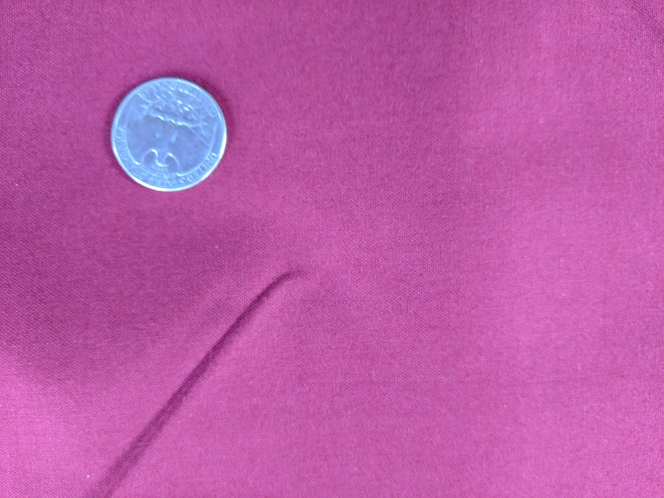 Burgundy "Carolina Cloth" 100% Cotton 45" - BC 0218 581 - 2 yards - Image 1 of 1