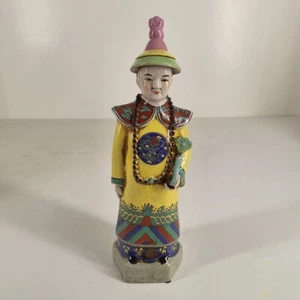Vintage Quing Chinese Dynasty Kangxi Emperor Porcelain Statue - Picture 1 of 7