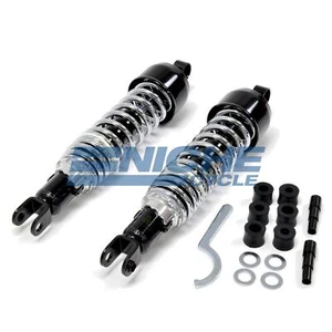 Honda CB450 K1 - K7 68-74 340MM Eye/Clevis Black/Chrome Rear Shocks - Picture 1 of 3