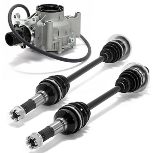 Rear Differential + Rear Left Right CV Joint Axle For Yamaha Rhino 450 660 04-09 - Picture 1 of 20