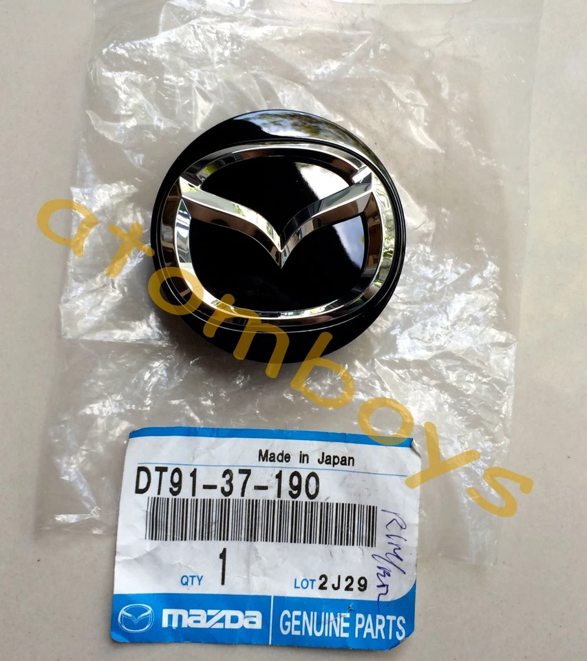 GENUINE MAZDA 2 BLACK WHEEL RIM CENTER HUB CAP 52mm DT91-37-190 - Изображение 1 из 3