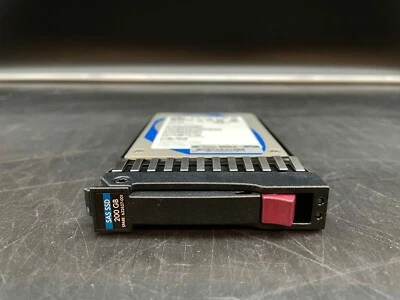 HP 200GB 2.5" SSD w/Caddy, 632627-001 - Image 1 of 3