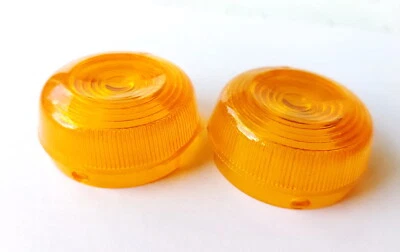 FOR Yamaha YF1 YG1 YGS1 YJ1 YJ1K YJ2 YJ2S YL1 MJ2 Turn Winker Signal Lens L/RNew - Image 1 of 4
