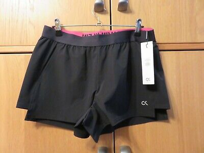 Calvin Klein Performance Woven Shorts - Size M - Black - NEW + Tags • 24.55€